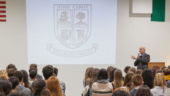 Over 100 students from Europe and the U.S. attend John Cabot’s Open House