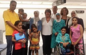 Palestinian families in Rome for medical treatment