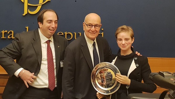 JCU Student Bebe Vio Receives Innovation Leader Award at Italian Parliament