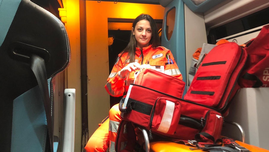 Volunteering in the Heart of the Pandemic: JCU Student and EMT Camilla Santoro