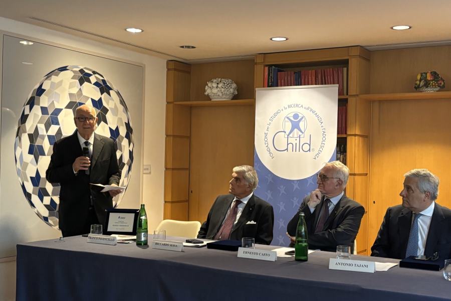 President Franco Pavoncello Receives Prestigious Award from Italian Children’s Rights Organizations