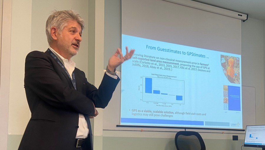 Data and Policy Making: JCU Welcomes Gero Carletto from the World Bank